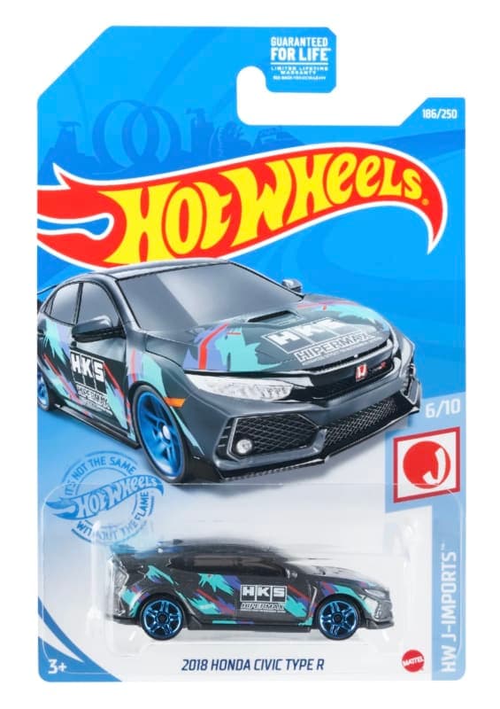Hot Wheels 2018 Honda Civic Type R HKS